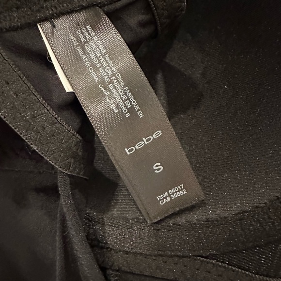 BEBE NWOT Bustier Bodysuit with Floral Lace Straps - Picture 3 of 7